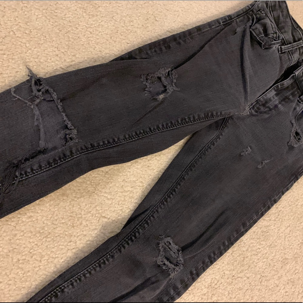 Zara Distressed Denim - Picture 1 of 6